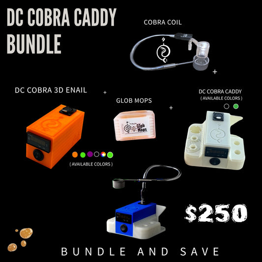 DC Cobra Caddy Bundle with Multiple Colors, Coil Sizes and other Accessories