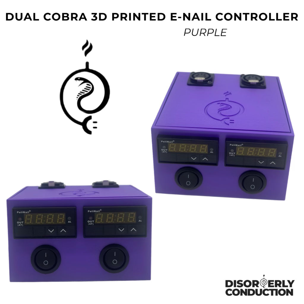 Dual Cobra 3D Printed E-Nail Controller